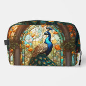 Reisnecessairetas met regenboogpauw Dopp-kit Toilettasje (Voorkant)