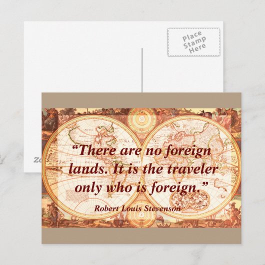 Reisofferte - briefkaart (Voorkant / Achterkant)