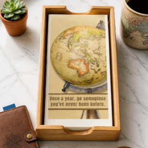 Reisontwerp inspirerende gasthanddoek uit het verl servet