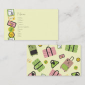 Reisontwerp Visitekaartje (Voorkant / Achterkant)