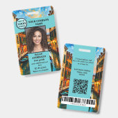 Reisorganisator Reisagentschap Foto ID Badge (Voor- en achterkant)