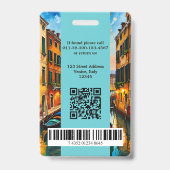 Reisorganisator Reisagentschap Foto ID Badge (Achterkant)