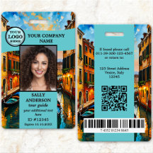 Reisorganisator Reisagentschap Foto ID Badge
