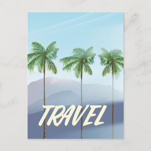 Reispalmen Briefkaart (Voorkant)