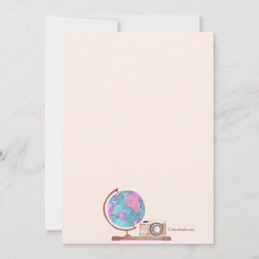 Reispartij met opzegtermijn kaart (Achterkant)