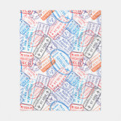 Reispictogram Fleece Deken (Voorkant)