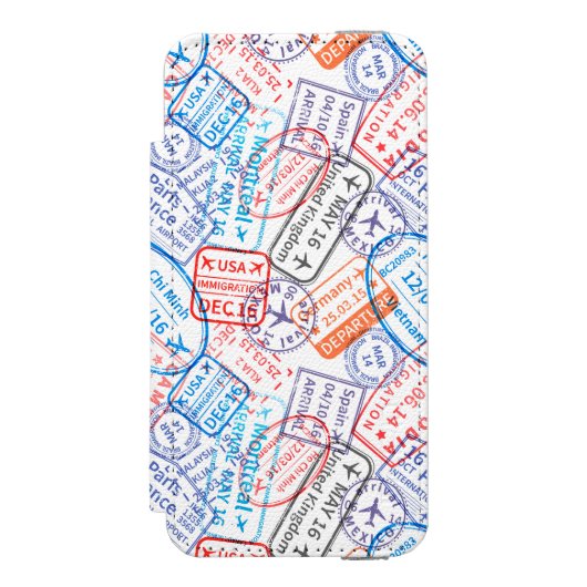 Reispictogram Incipio iPhone Portemonnee Hoesje (Voorkant Agenda)