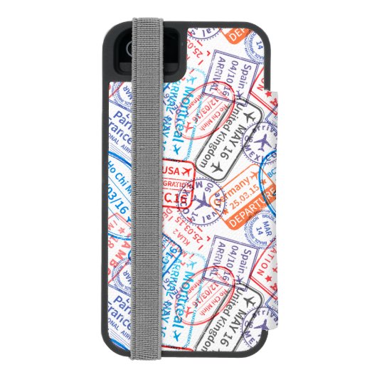 Reispictogram Incipio iPhone Portemonnee Hoesje (Agenda Achterkant)