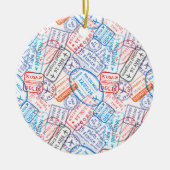 Reispictogram Keramisch Ornament (Voorkant)