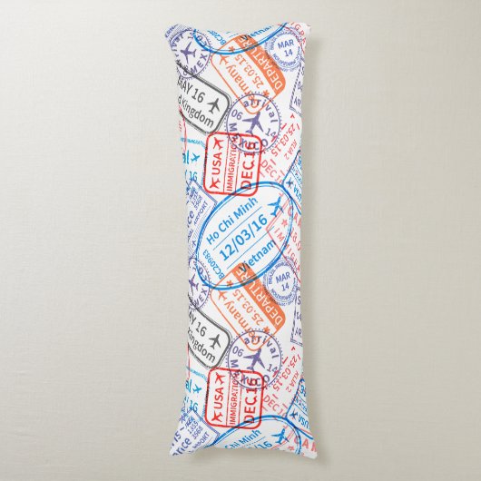 Reispictogram Lichaamskussen (Voorkant Verticaal)