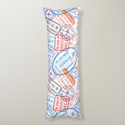 Reispictogram Lichaamskussen (Achterkant (Verticaal))