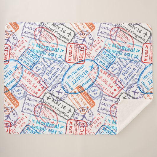 Reispictogram Sherpa Deken (Voorkant (horizontaal))