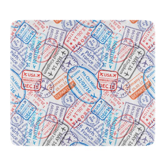 Reispictogram Snijplank (Voorkant)