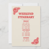 Reisplan voor het Laatste Rodeo Giddy Up vrijgezel Kaart (Achterkant)