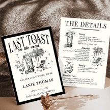 Reisplan voor Laatste Toast aan de kust vrijgezell