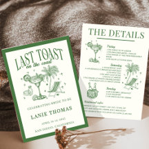 Reisplan voor vrijgezellenfeest Last Toast on the 