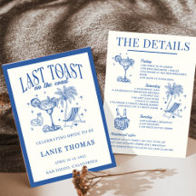 Reisplan voor vrijgezellenfeest 'Last Toast on the