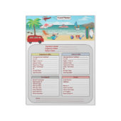 Reisplank Notitieblok (Linkerzijde)