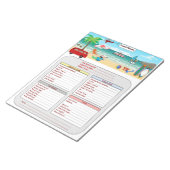 Reisplank Notitieblok (Schuin)