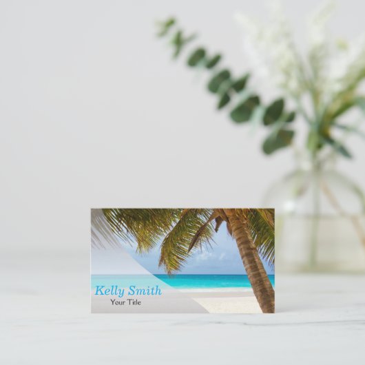 Reisplatenbureau Visitekaartje (Staand voorkant)