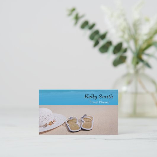 Reisplatenbureau Visitekaartje (Staand voorkant)