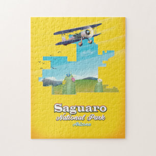 reisplattegrond saguaro national park legpuzzel