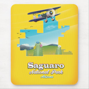 reisplattegrond saguaro national park muismat