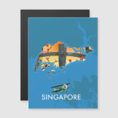 Reisplattegrond van Singapore (Voorkant / Achterkant)