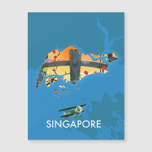 Reisplattegrond van Singapore