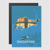 Reisplattegrond van Singapore (Voorkant / Achterkant)
