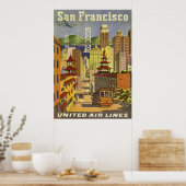 REISPOST, San Francisco Poster (Keuken)