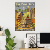 REISPOST, San Francisco Poster (Thuiskantoor)