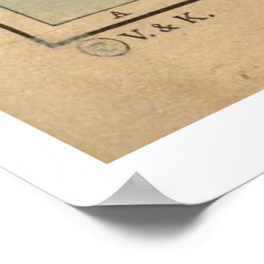 reisposter 1700 in India Poster (Hoek)