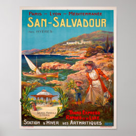  reisposter 1900 San Salvadour Poster