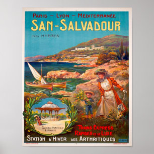  reisposter 1900 San Salvadour Poster