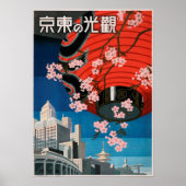 reisposter 1930 Tokyo Japan Poster (Voorkant)