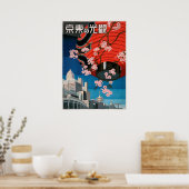 reisposter 1930 Tokyo Japan Poster (Keuken)
