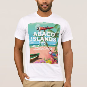 Reisposter Abaco-eilanden T-shirt
