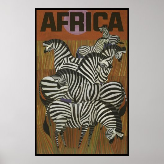 reisposter Afrika Poster (Voorkant)