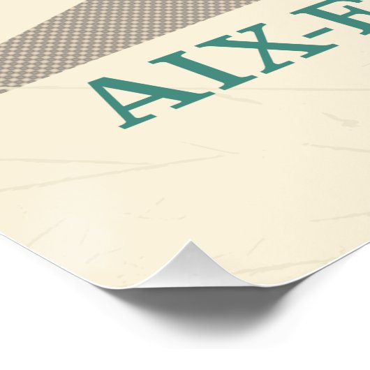 Reisposter Aix-en-Provence Frankrijk Perfect Poster (Hoek)