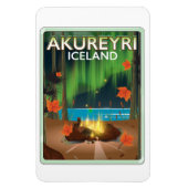 Reisposter Akureyri IJsland Magneet (Verticaal)