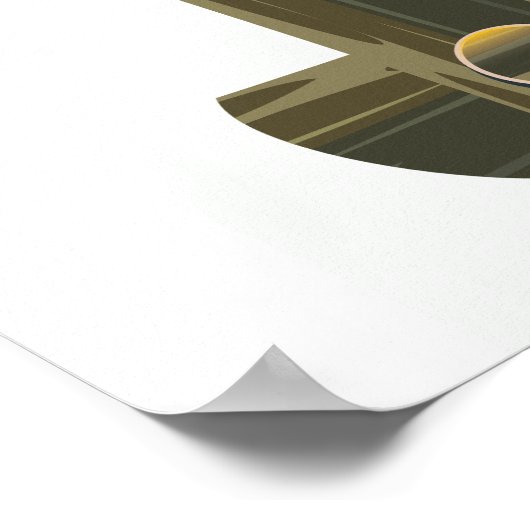 Reisposter Akureyri IJsland Poster (Hoek)