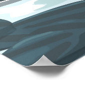 Reisposter Alberta Canada cartoon Poster (Hoek)