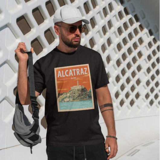 Reisposter Alcatraz Gevangenis T-shirt