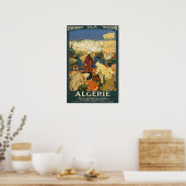 Reisposter Algerije Afrika Kunst Afrikaanse Print  (Keuken)