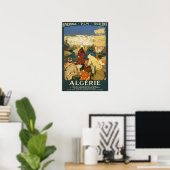Reisposter Algerije Afrika Kunst Afrikaanse Print  (Thuiskantoor)
