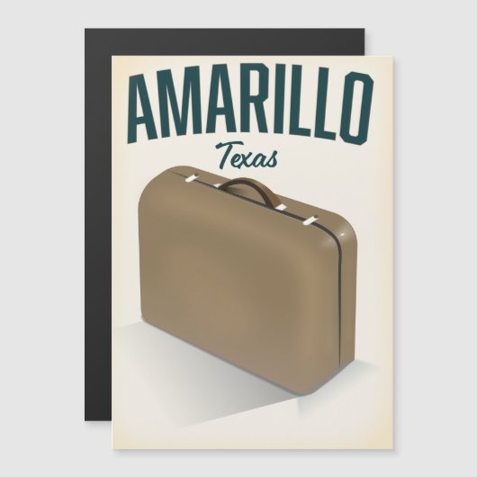 Reisposter Amarillo texas (Voorkant / Achterkant)