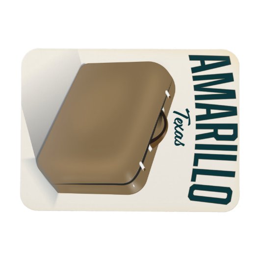 Reisposter Amarillo texas Magneet (Horizontaal)