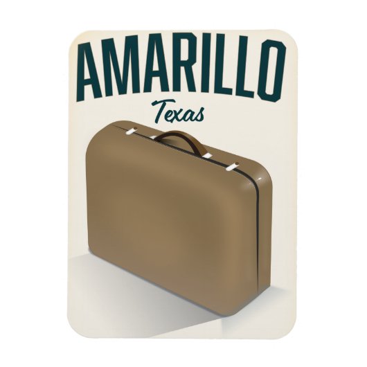Reisposter Amarillo texas Magneet (Verticaal)