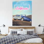 Reisposter Anaheim California Canvas Afdruk (Insitu (Slaapkamer))